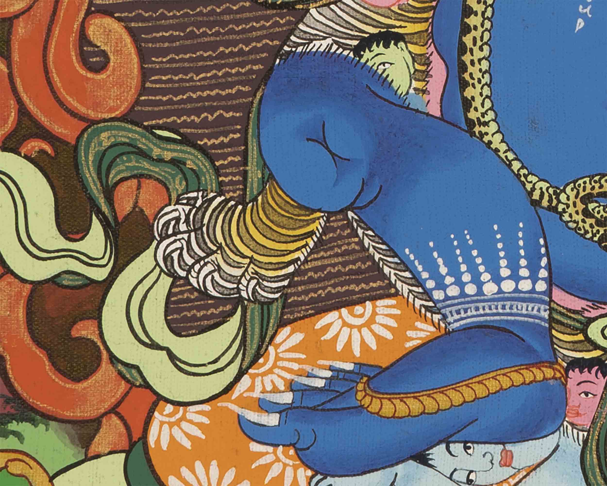 Vajra Panjarnatha Thangka | Wall Decor Artwork