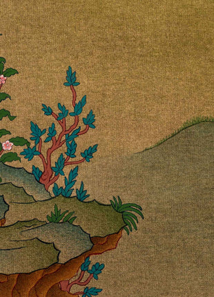 Traditionally Hand-Painted Medicine Buddha Meditation Thangka | Tibetan Art For Healing Buddha Practices