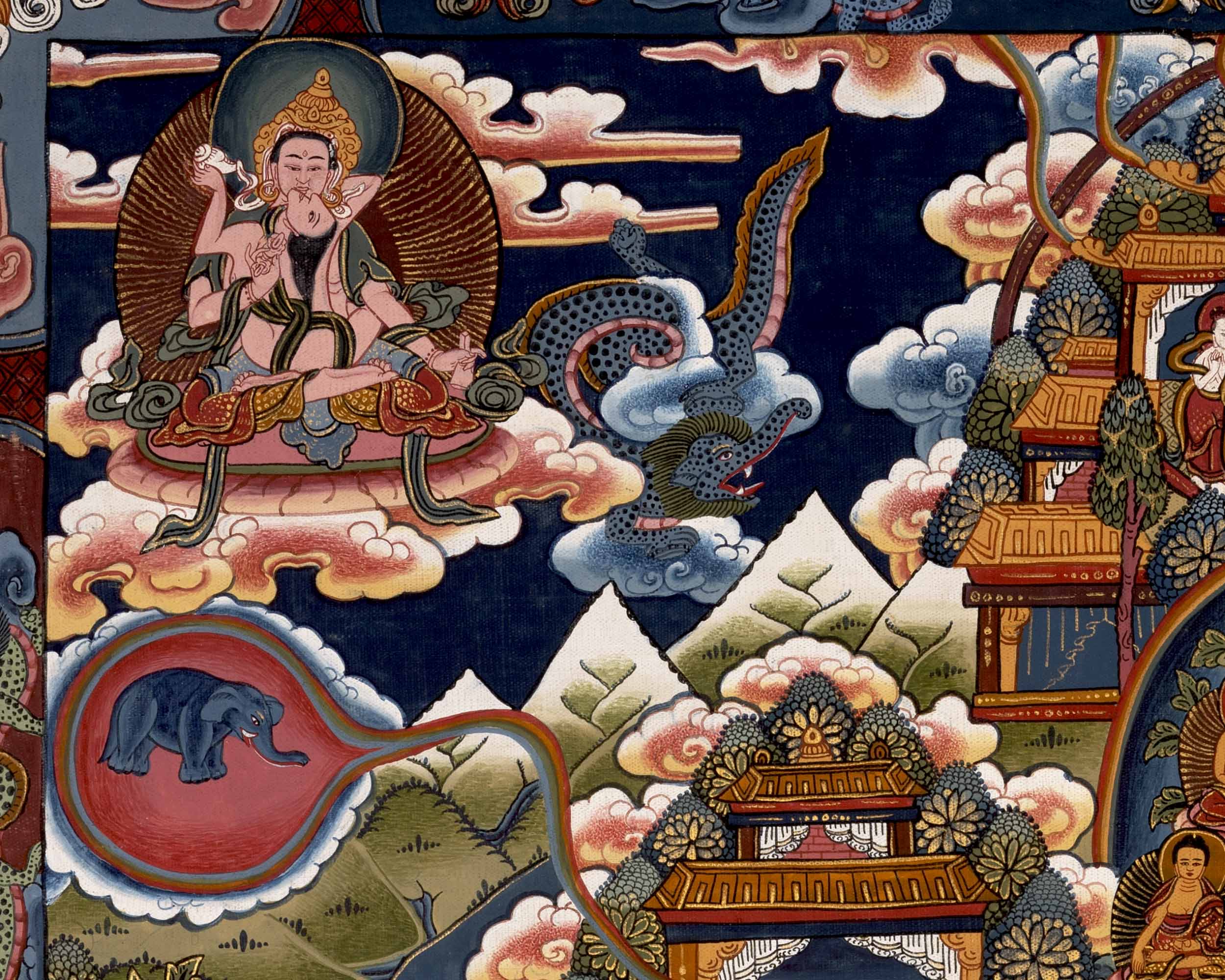 Buddha Life Story Thangka | Wall Decors