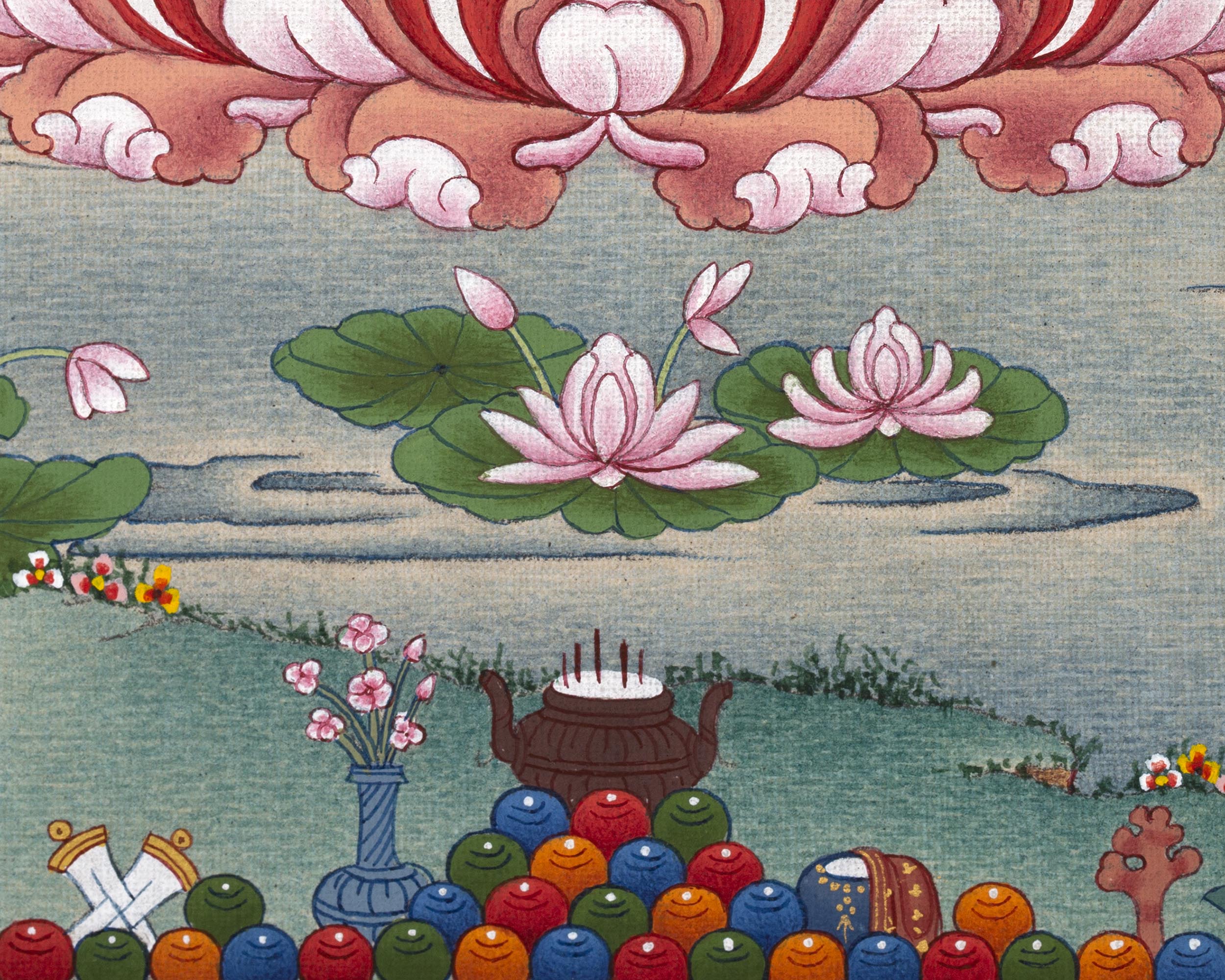 Manjushri Bodhisattva Painting | Traditional Thangka