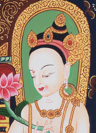 Shakyamuni Buddha Kadampa Art | Buddhist Thangka Painting