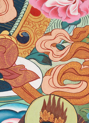 Female Green Tara Thangka | Decorative Art
