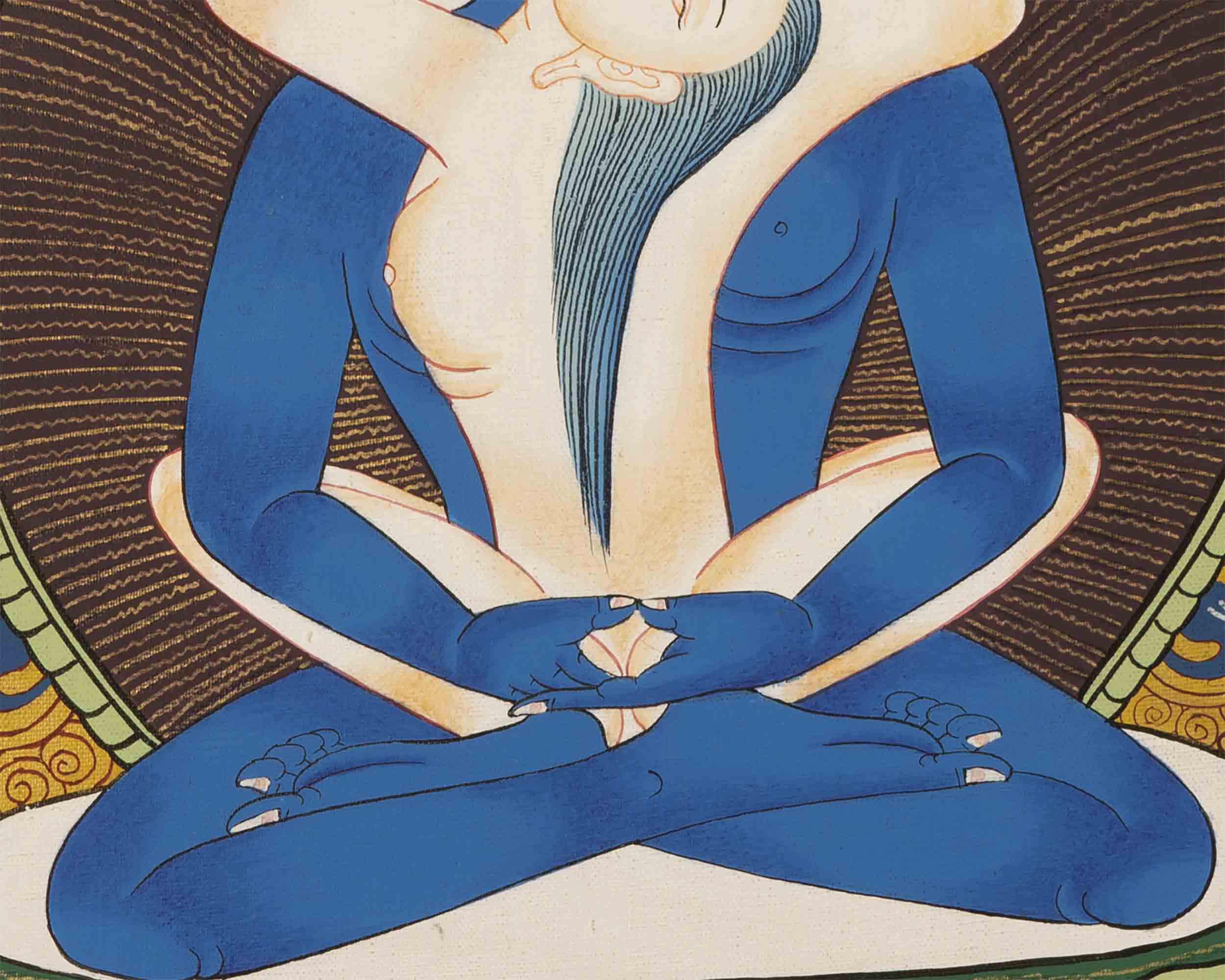 Yab Yum Buddha Shakti Thangka | Original Hand PaintedThangka