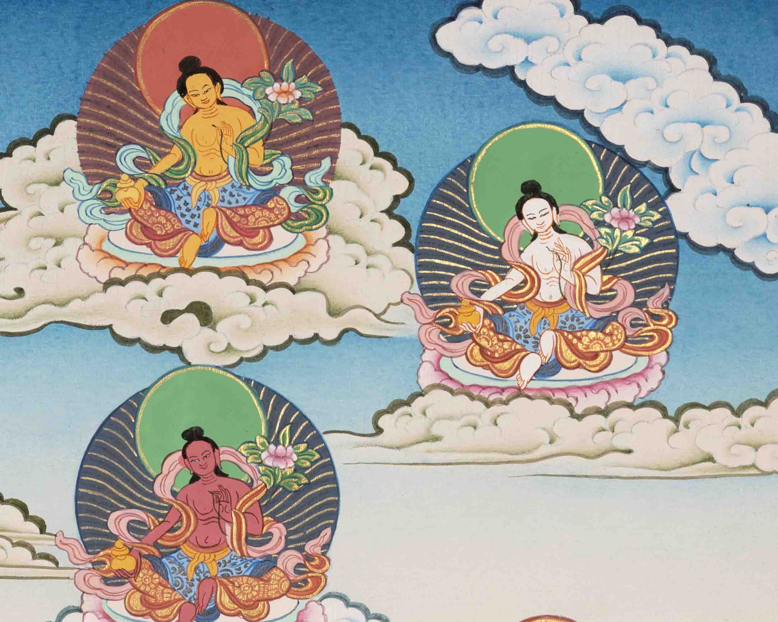 21 Tara Thangka | Religious Buddhist Art | Wall Decors