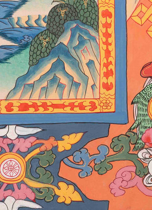 Shakyamuni Buddha Thangka | Traditional Painting | Wall Decors