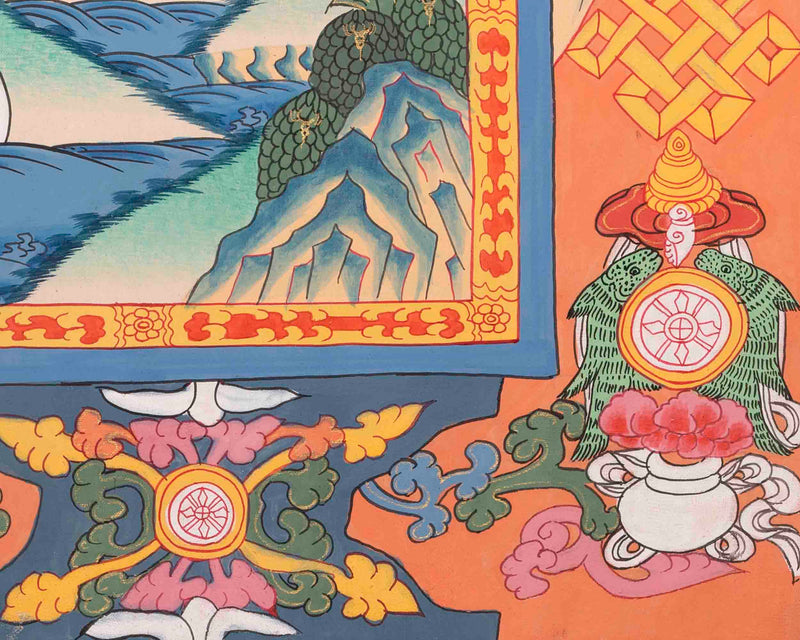 Shakyamuni Buddha Thangka | Traditional Painting | Wall Decors