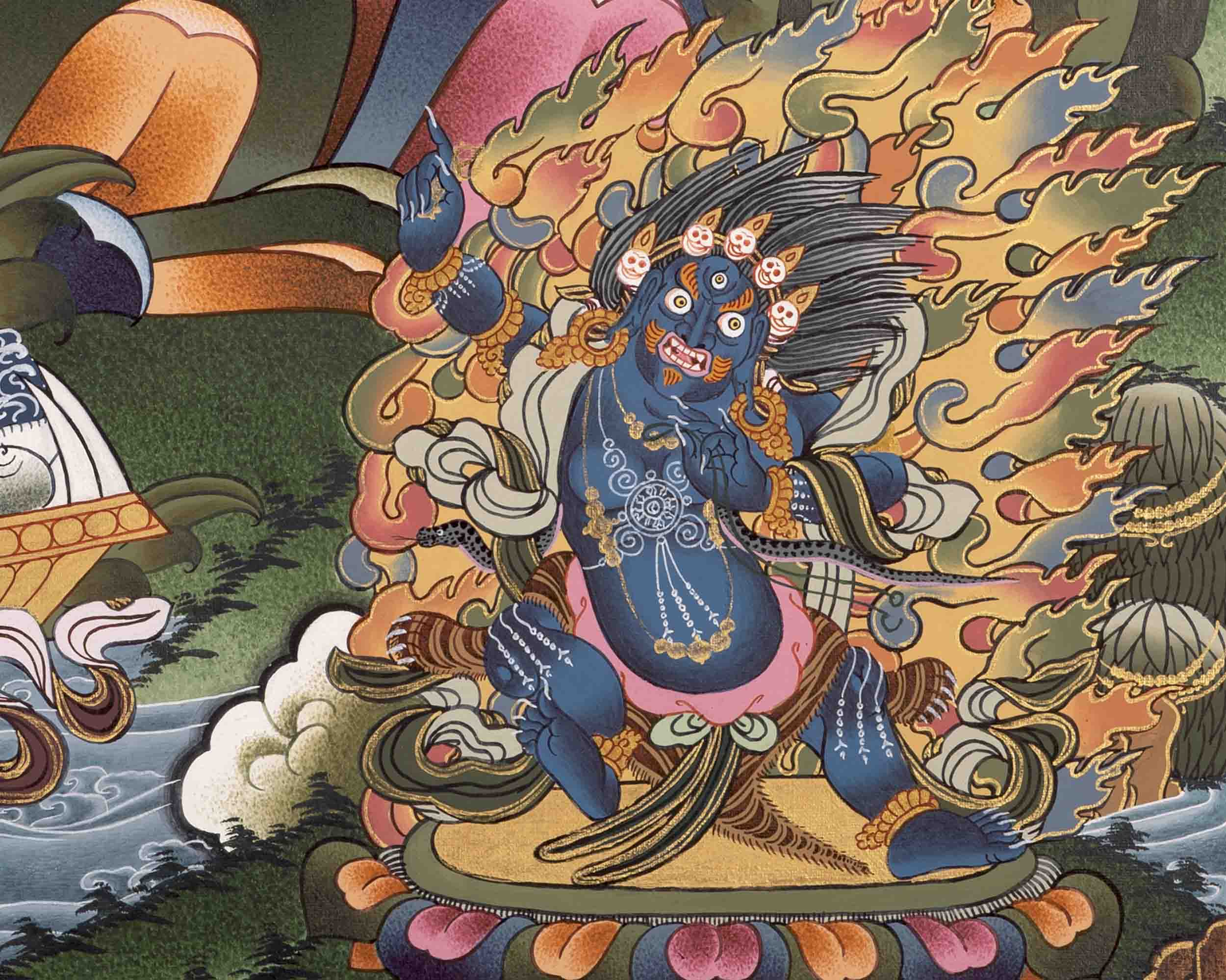 Avalokiteshvara Chengrezig Thangka | Wall Decoration Thangka Painting