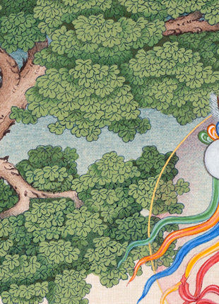 Mandarva Thangka Dakini Digital Print | Dakini Deity | Himalayan wall decor