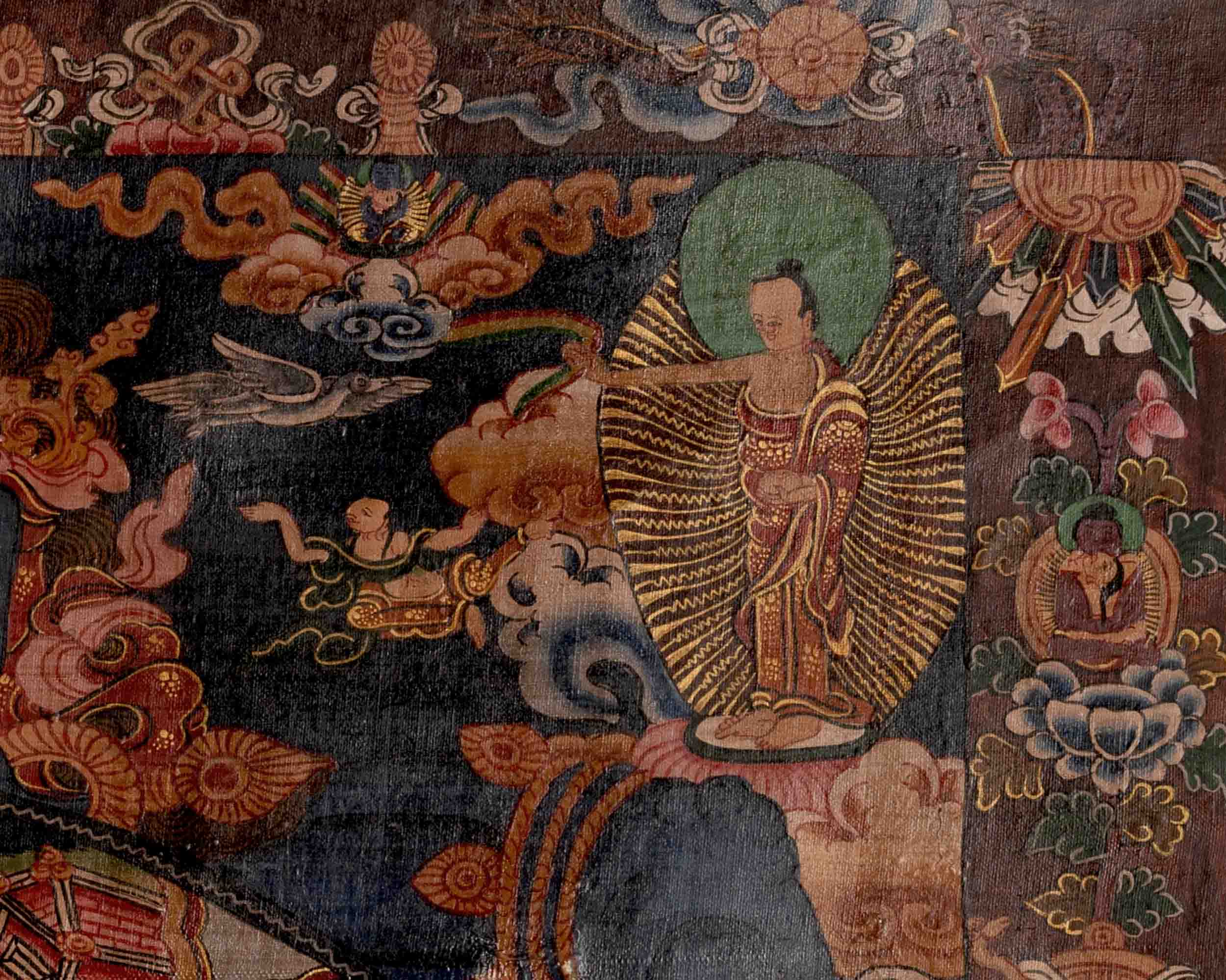 Bhavachakra Thangka | Tibetan Traditional Art | Wall Decors