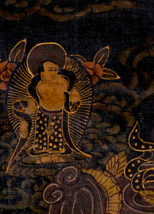 Oil Varnished Wheel Of Life | Traditional Buddhist Thangka | Wall Decors