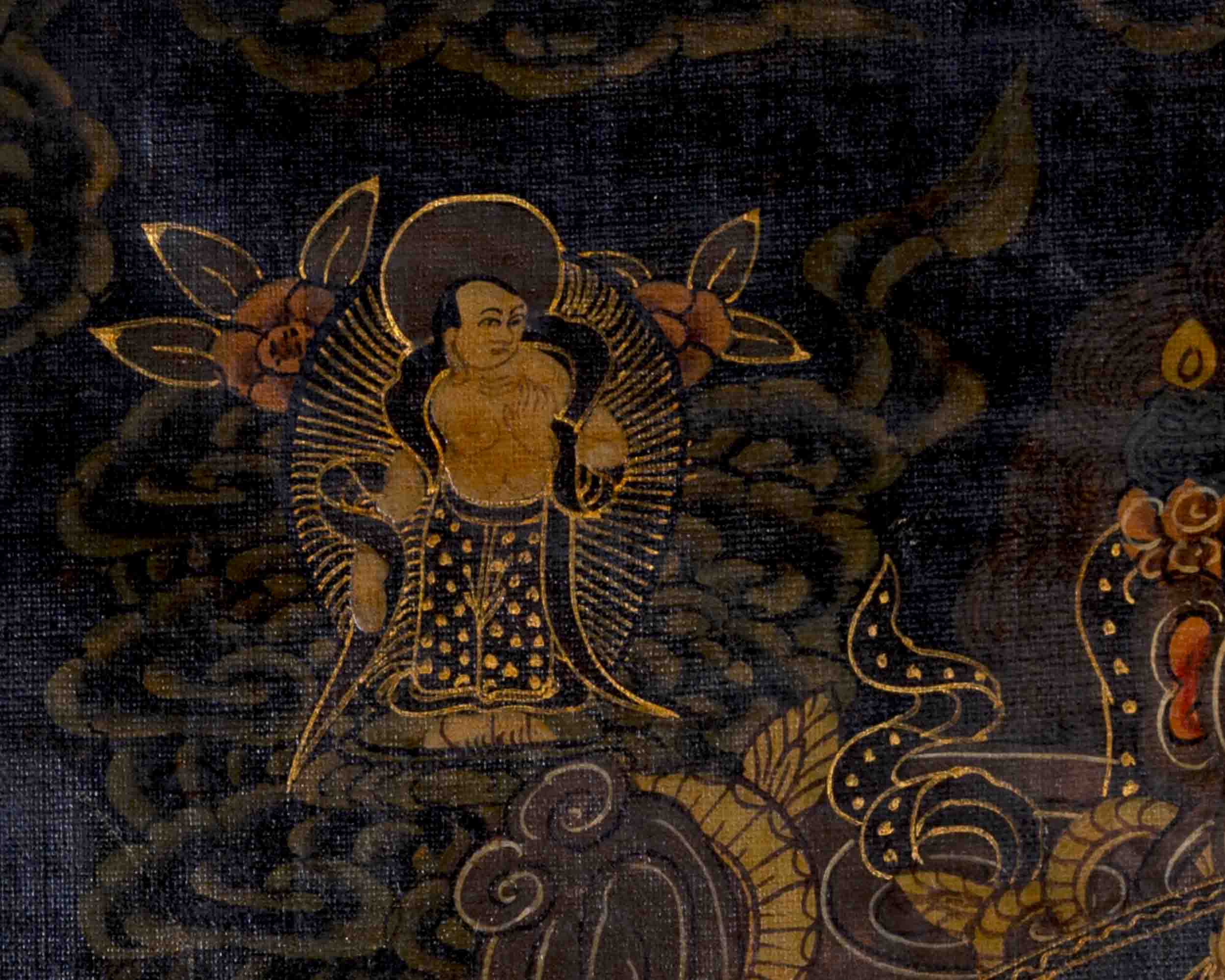 Oil Varnished Wheel Of Life | Traditional Buddhist Thangka | Wall Decors