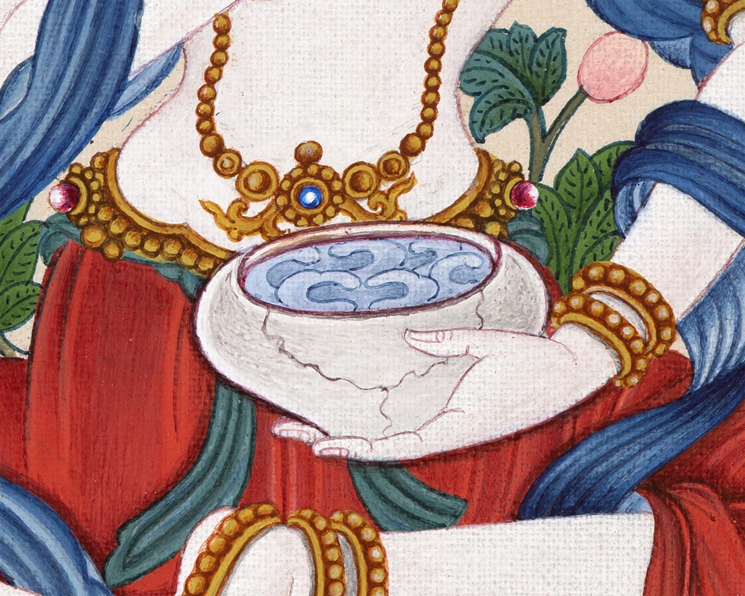 Mother Yeshe Tsogyal | Padmasambhava Consort | Tibetan Dakini Thangka Print