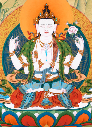 chenrezig thangka