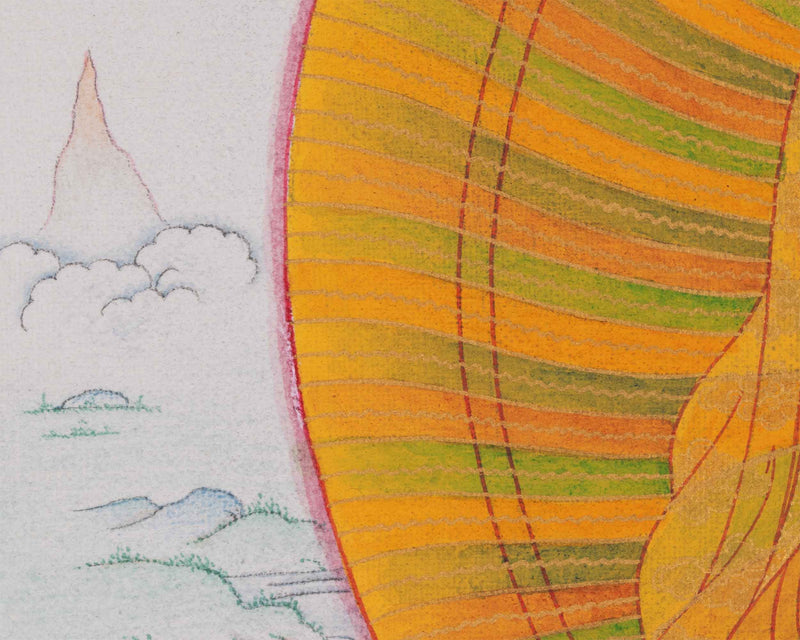 Guru Rinpoche Thangka | Rainbow Body Padmasambhava Print