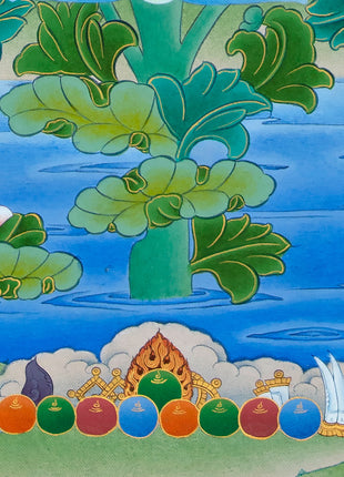 Vajrasattva Thangka| Tibetan Buddhist Art