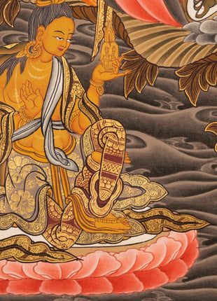 Religious Green Tara Thangka | HandPainted Wall Hanging Thangka