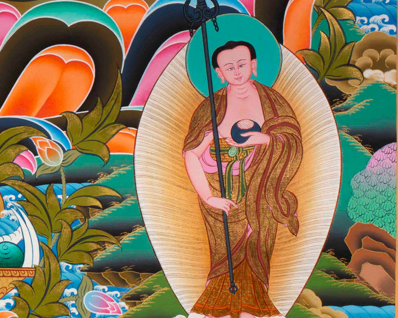 Gautama Buddha Thangka | Tibetan Buddhist Painting | Wall Decors