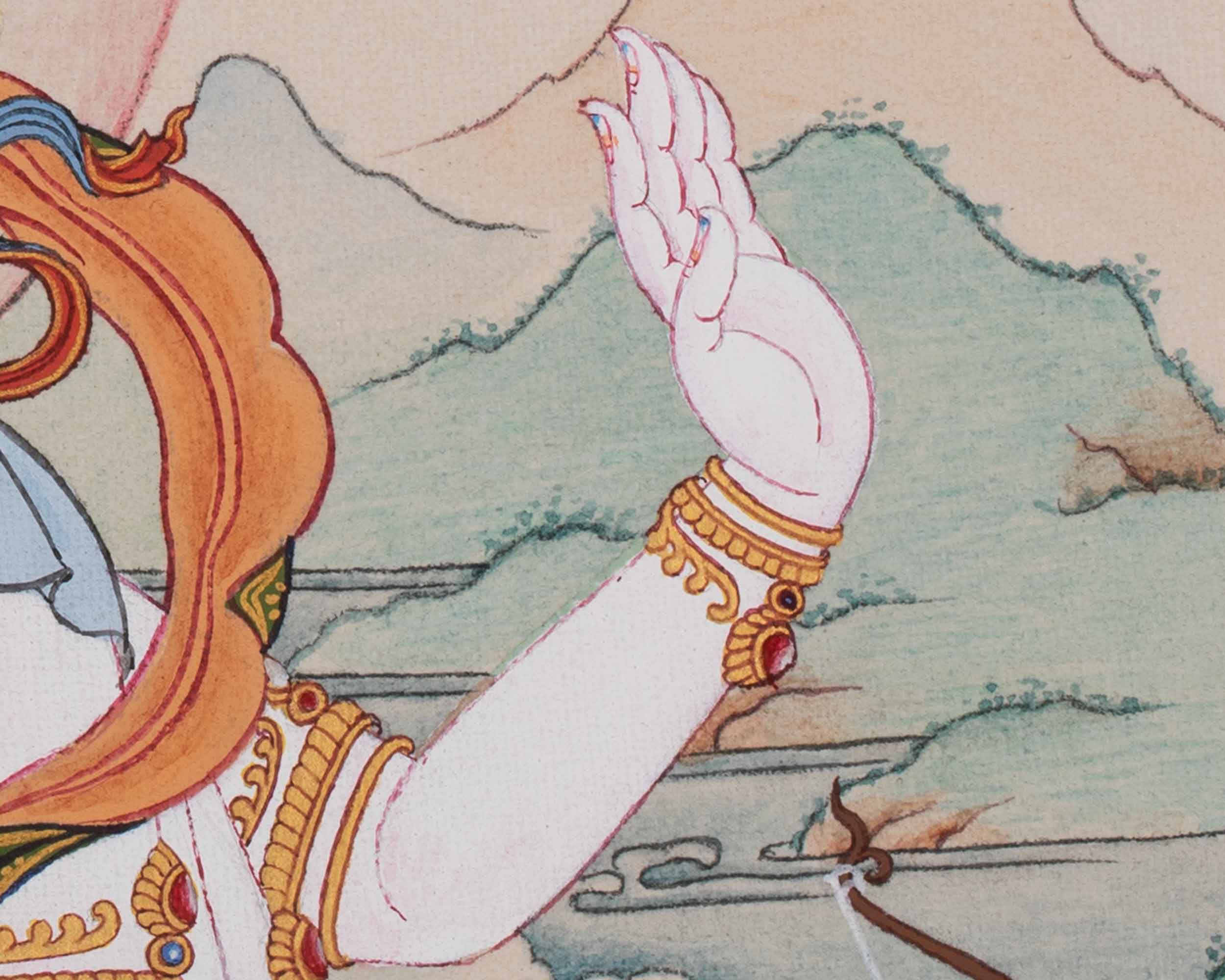 Traditional Himalayan Thangka Namgyalma Mantra Practice | Tibetan Dakini Of Longevity