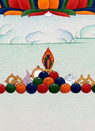 The Medicine Buddha | Tibetan Thangka Painting