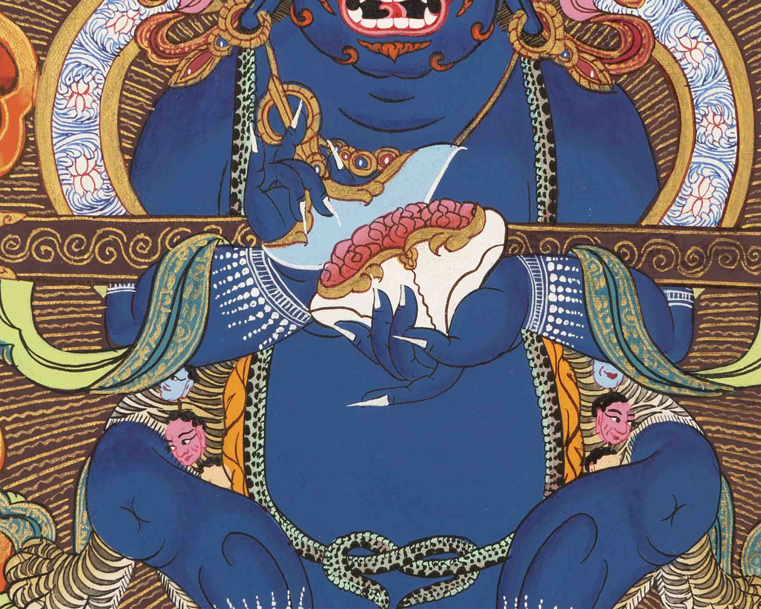 Vajra Panjarnatha Sakya Mahakala | Dharmapala | Religious Wall Decor