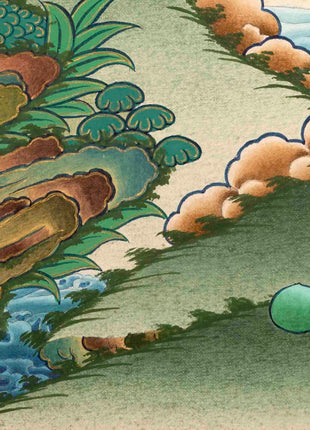 Traditional Green Tara Thangka | Gift For Buddhist | Wall Decors
