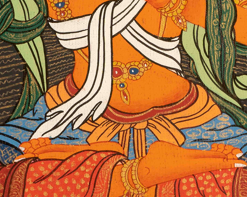 Bodhisattva Manjushree Thangka | Wall Decors