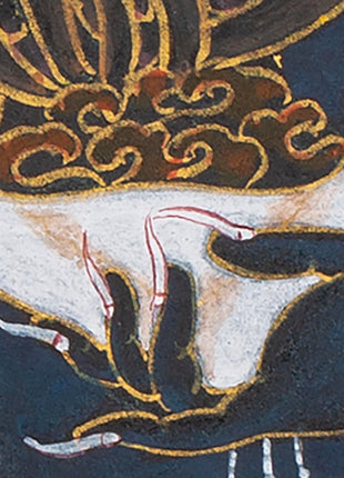 Simhamukha Thangka (Order) | Simhamukha Thangka | Black And Gold