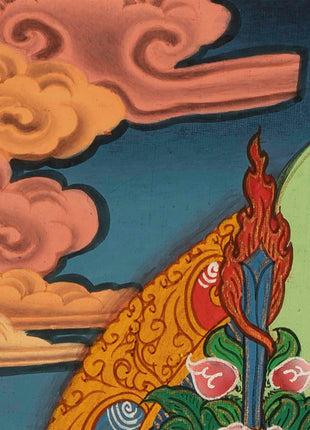 Tsongkhapa Tibetan Thangka | Art Painting for Meditation