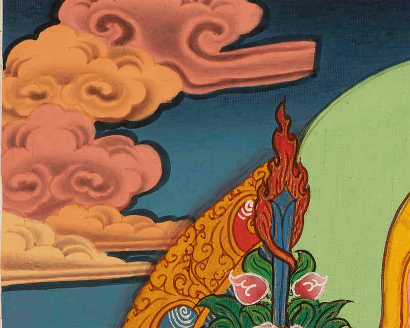 Tsongkhapa Tibetan Thangka | Art Painting for Meditation