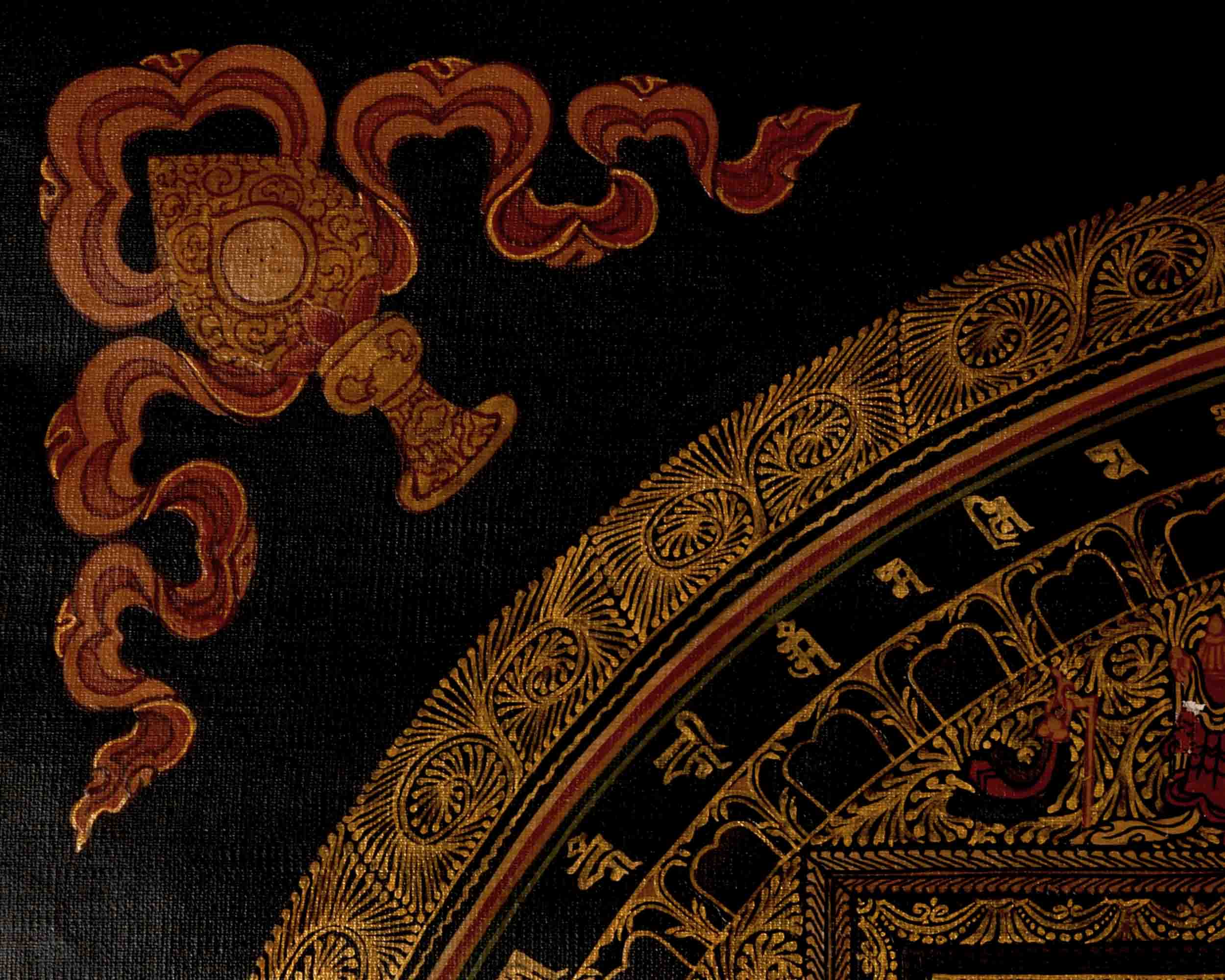 Buddhist Mandala Thangka | Religious Tibetan Art | Wall Decors