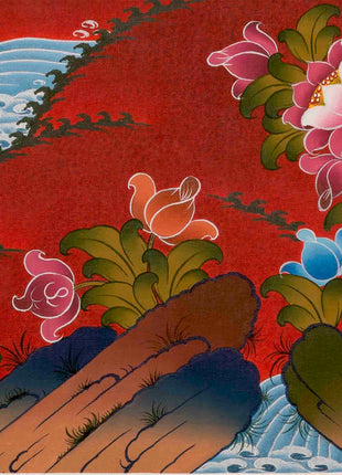 Green Tara Thangka Painting | Traditional Buddhist Art