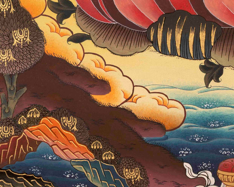 Chenresig Thangka | Traditional Artwork | Wall Decors