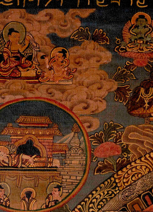 White Tara Mandala | Traditional Tibetan Thangka | Religious Wall Decors
