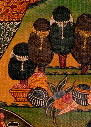 He-Vajra Thangka | Oil Varnished on Stretch Canvas