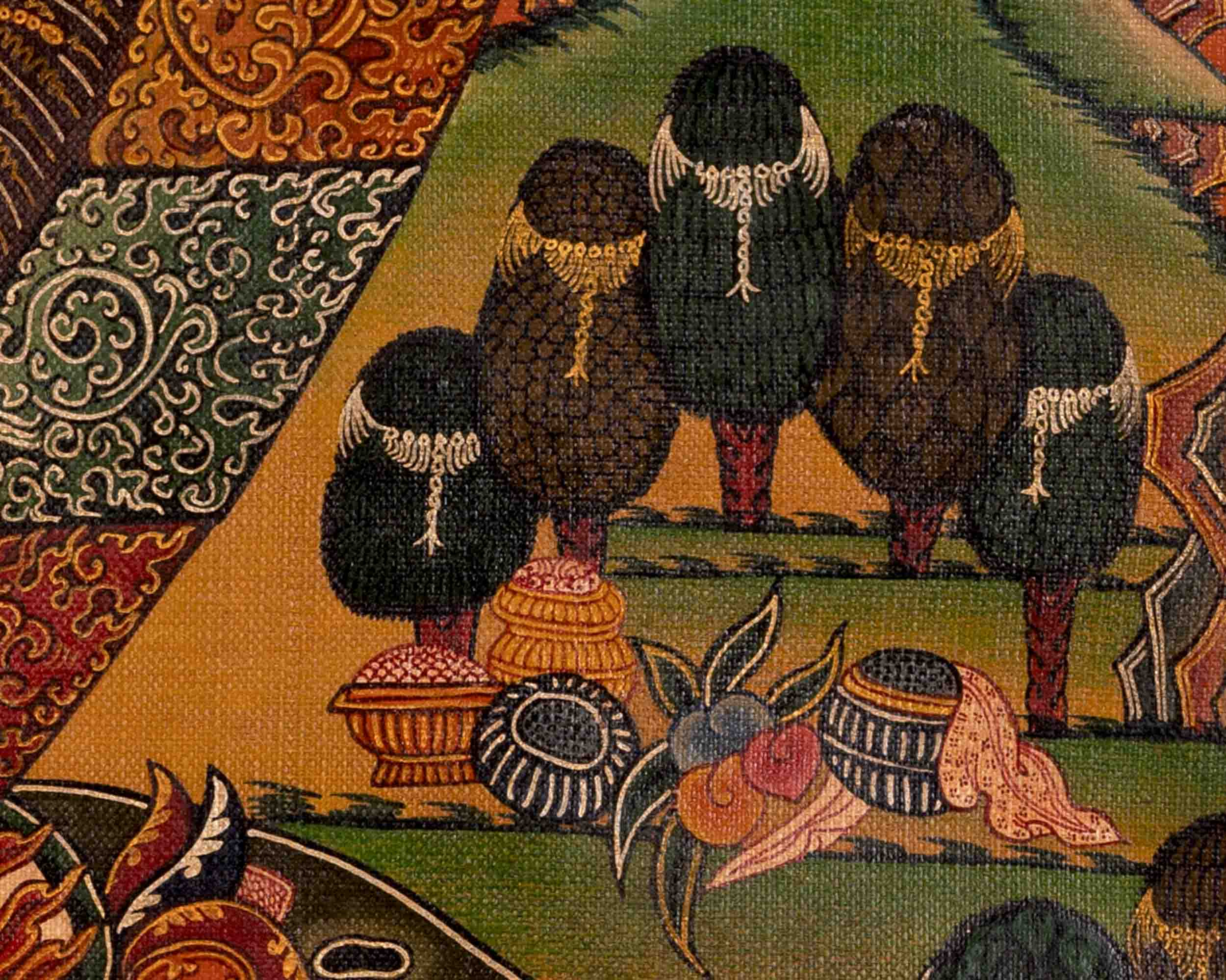 He-Vajra Thangka | Oil Varnished on Stretch Canvas