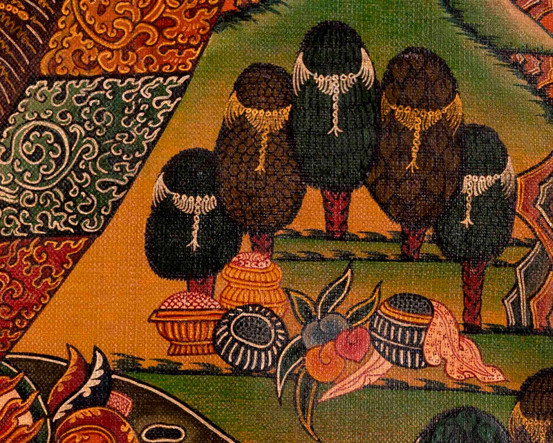 He-Vajra Thangka | Oil Varnished on Stretch Canvas
