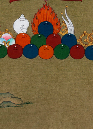 Manjushri Thangka |  Bodhisattva painting | Traditional Thangka