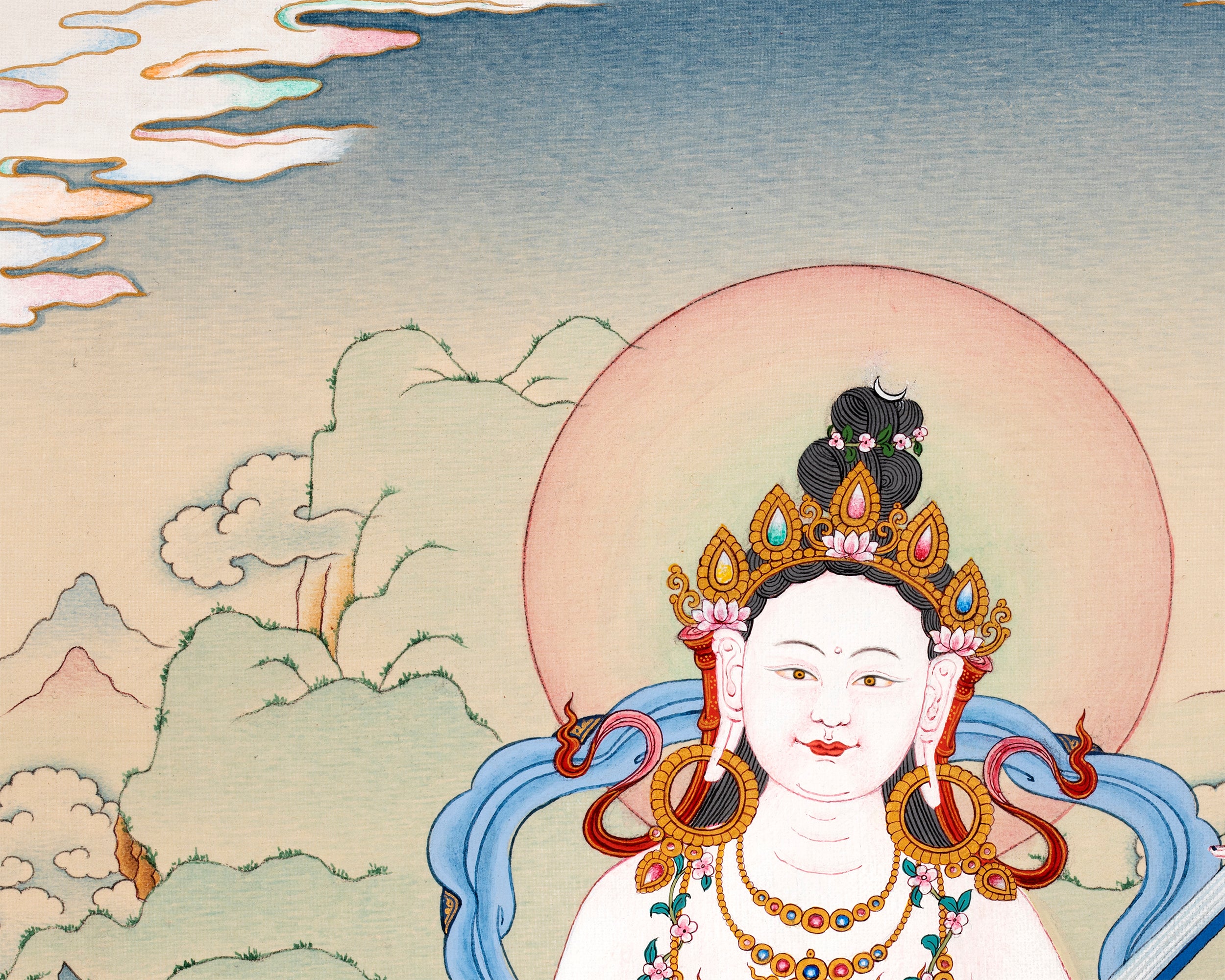 Dakini Saraswati | Yangchen Drolma Thangka