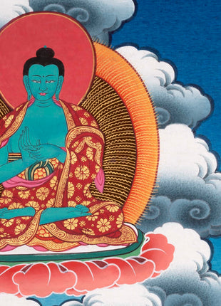 Medicine Buddha Thangka | Gift For Buddhist