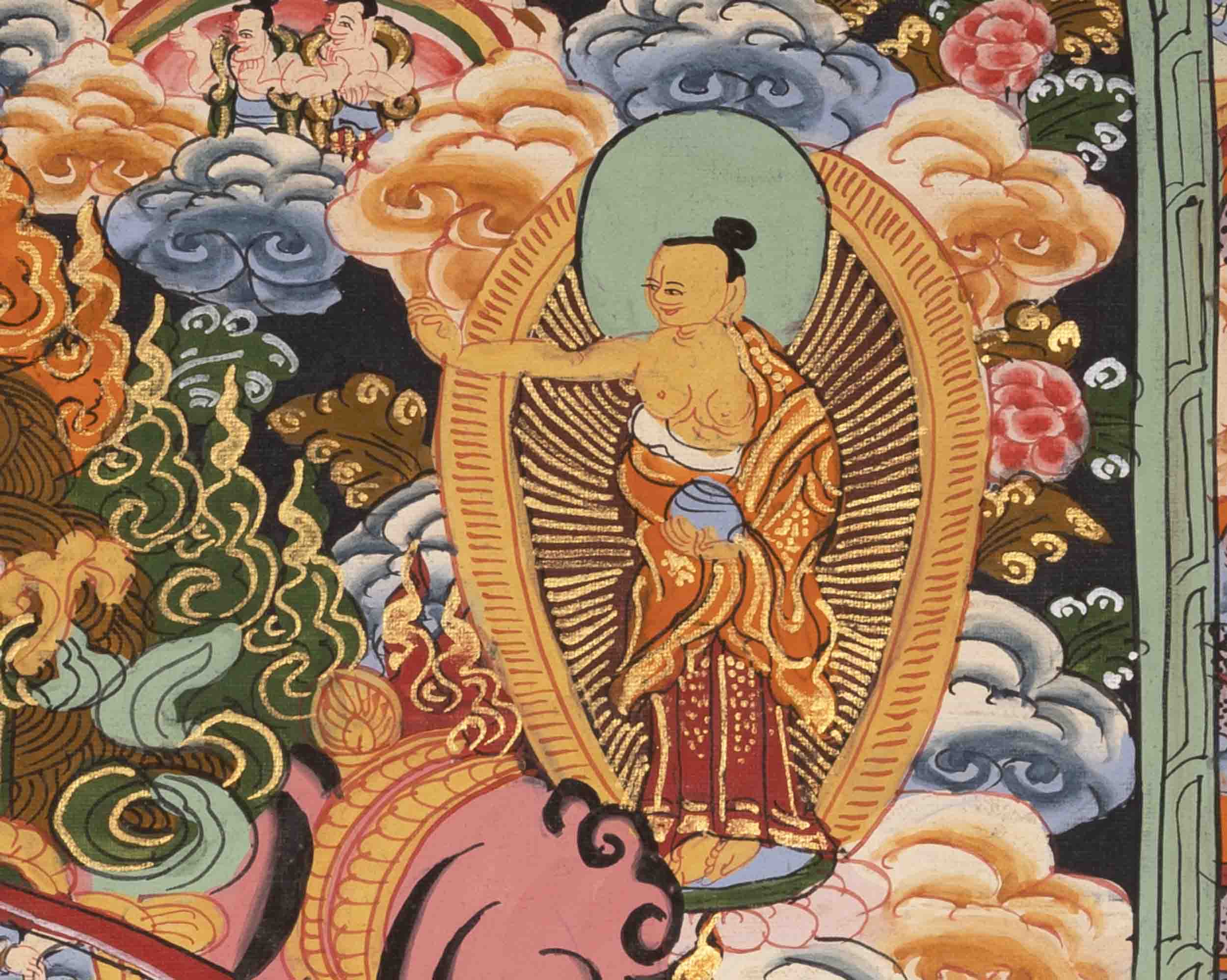 Bhavachakra Thangka | Traditional Tibetan Art | Wall Decors