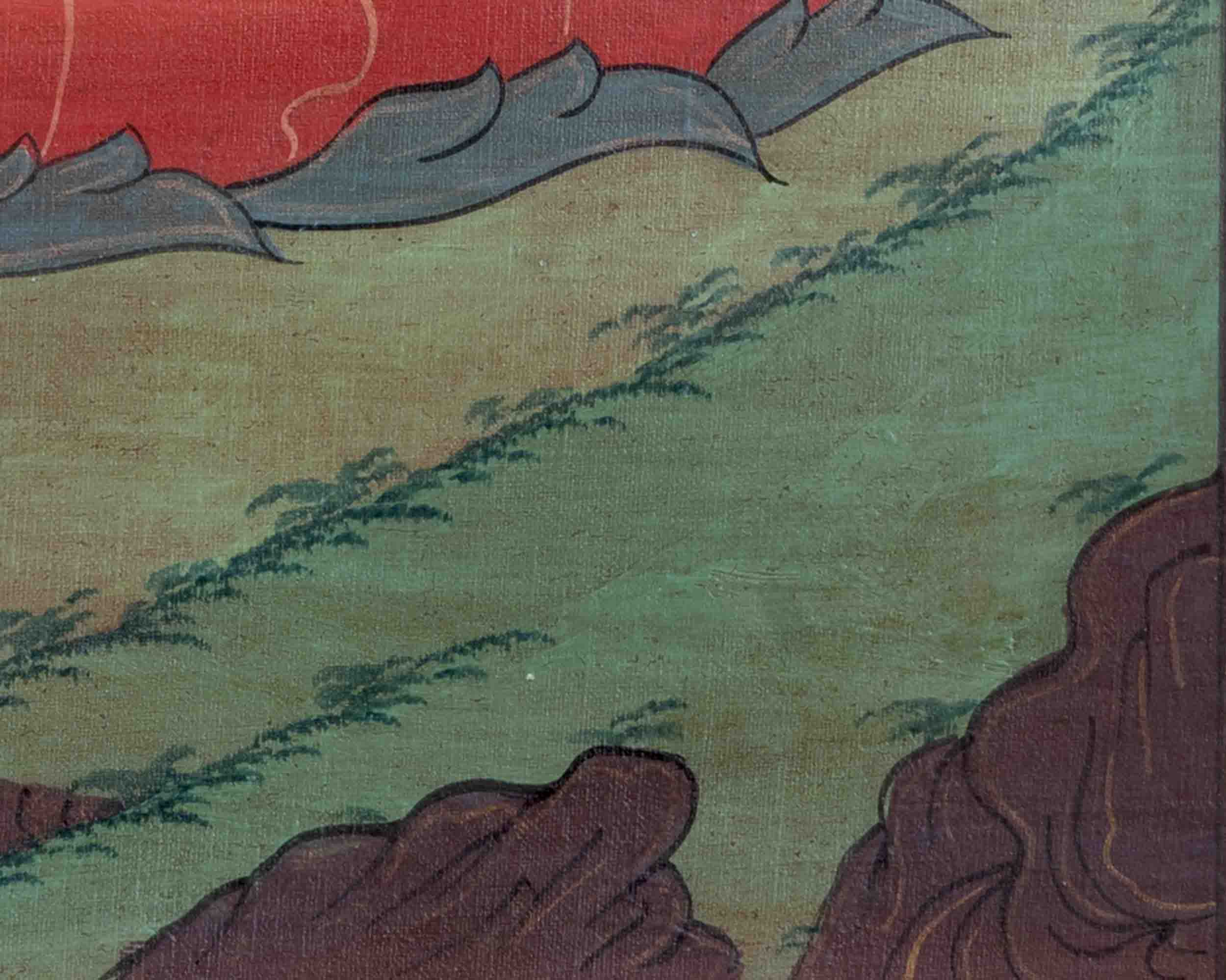 Chenresig's Compassion: A Sacred Avalokitesvara Thangka | Bodhisattva Of Compassion | Wall Decors
