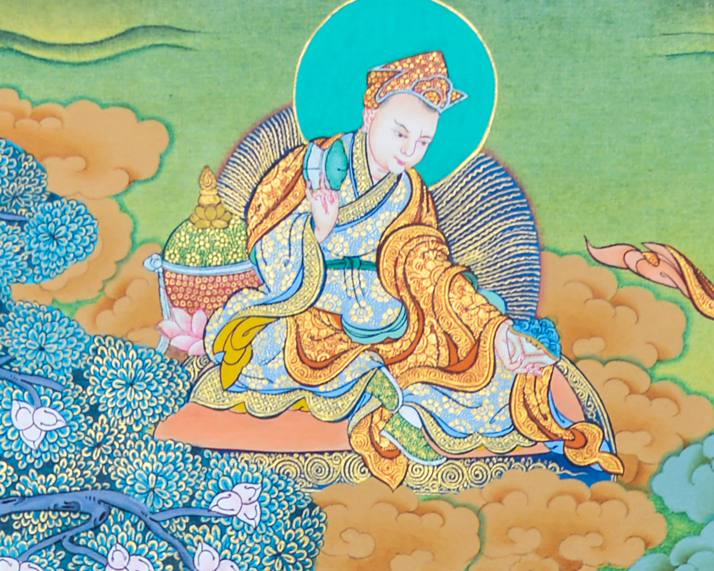 Nyima Oser | Guru Padmasambhava Manifestation | Thangka Art