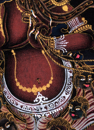 Ekajati Thangka | Tibetan Buddhist Painting | Hand Painted in 24K Gold