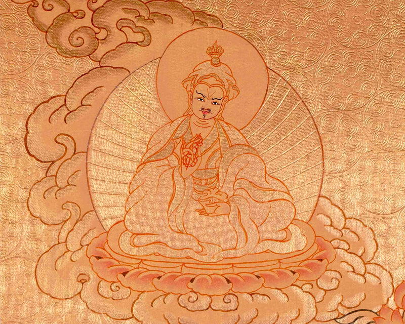 Tibetan White Tara Thangka | Wall Hanging Meditation and Yoga Art