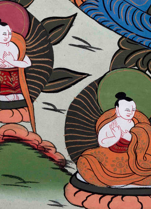 Traditional 3 Mandala Thangka | Religious Buddhist Art | Wall Decors