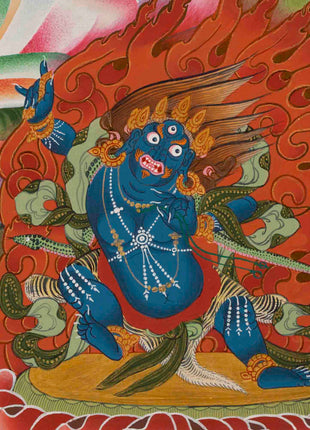 Avalokitesvara Chenresig Thangka | Religious Buddhist Art | Wall Decor