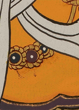 Manjushree Thangka Painting | Buddhist Wall Hanging