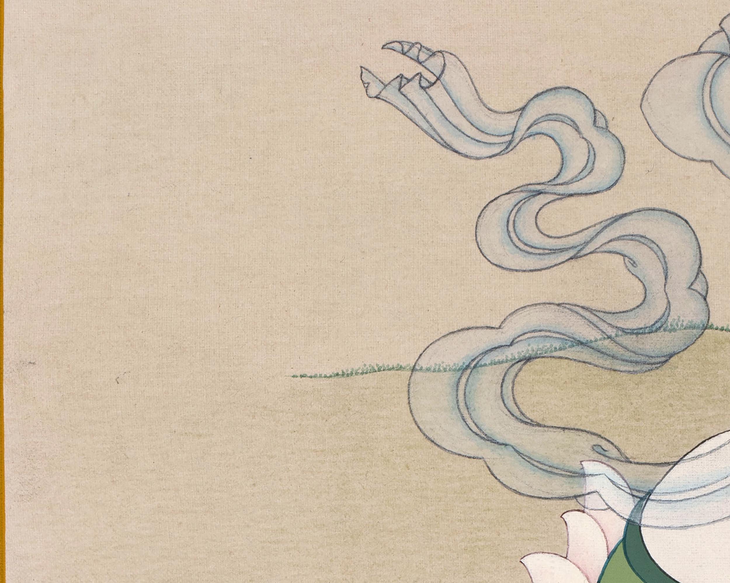 Vajrasattva Thangka | Tibetan Bodhisattva Art