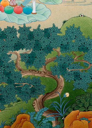 Manjushri Thangka | Traditional Tibetan Art