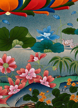 Shakyamuni Buddha Thangka | Tibetan Thangka Art | Buddhist Painting